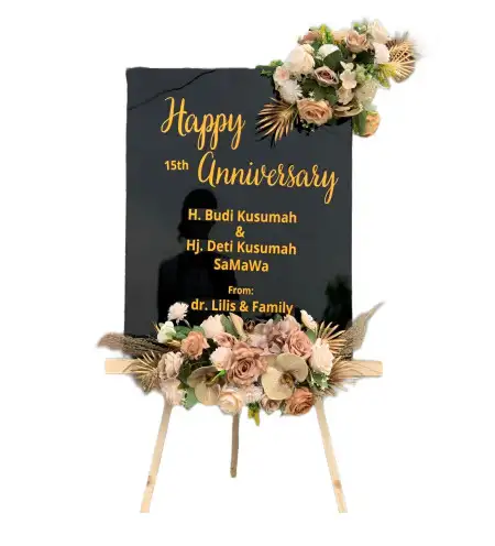 Papan Bunga Akrilik Tempat Akad Nikah Depok