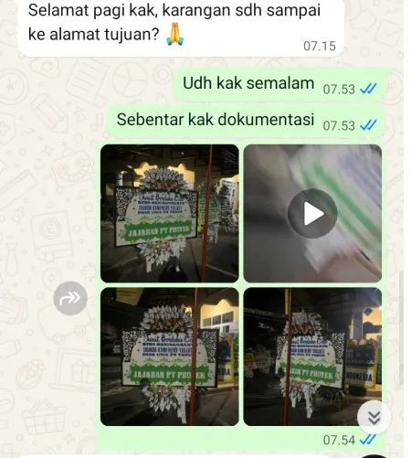 Pengiriman Papan Bunga Selamat Tempat Akad Nikah Depok