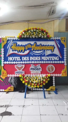 Papan Bunga di Tempat Akad Nikah Depok